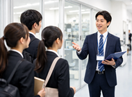 就活中の学生向けご案内の画像