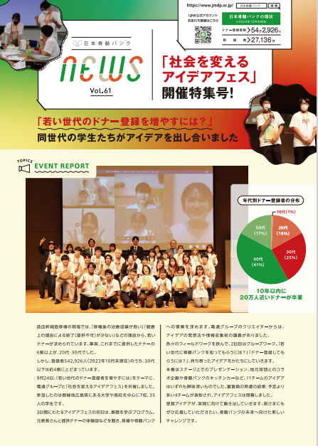日本骨髄バンクニュースの画像