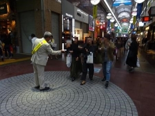 秋雨の三宮センター街に響いたクインテット（五重奏）～神戸のじぎくライオンズクラブ献血推進DAY