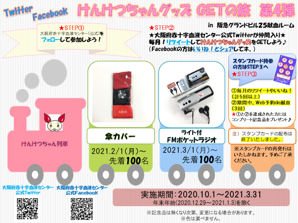 けんけつちゃんグッズgetの旅 第4弾 新着ニュース プレスリリース イベント 大阪府赤十字血液センター 日本赤十字社 けんけつちゃんグッズgetの旅 第4弾 新着ニュース プレスリリース イベント 大阪府赤十字血液センター 日本赤十字社