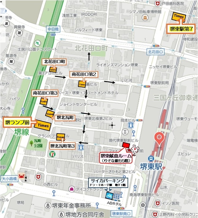 堺東地図
