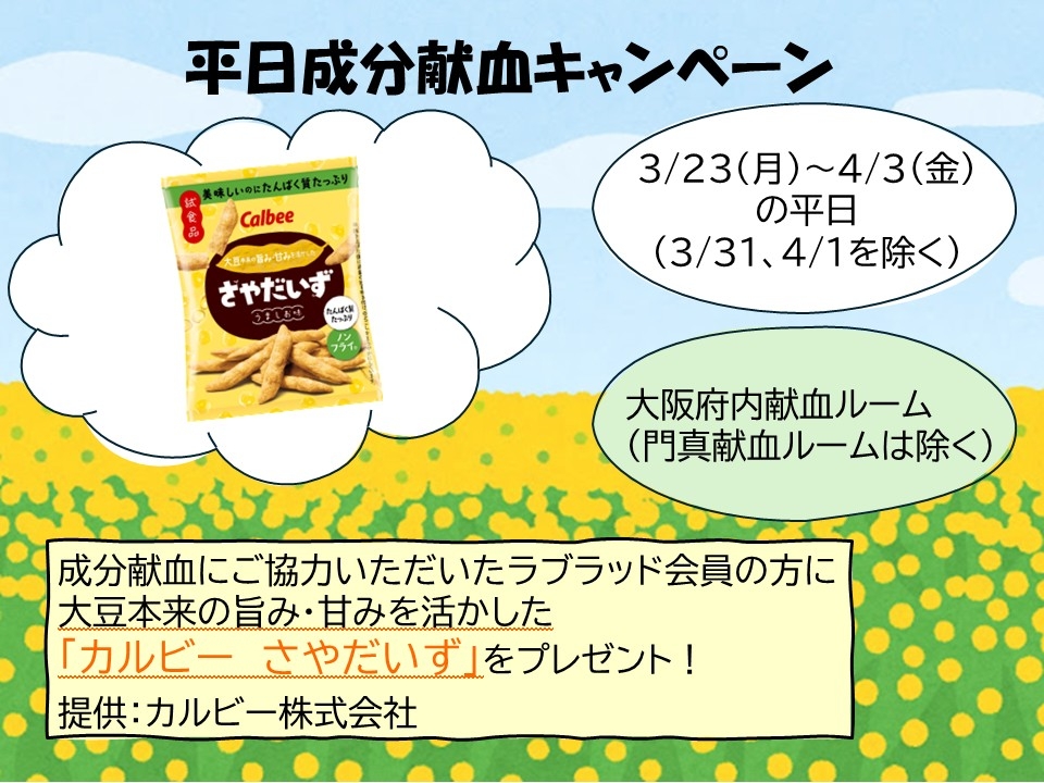 平日成分キャンペーン