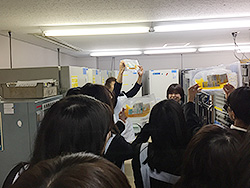 若狭高等看護学院見学の様子