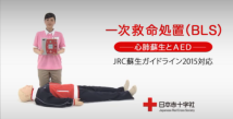 小1_【日本赤十字社】一次救命処置（BLS） ～心肺蘇生とAED～ （字幕あり）の画像
